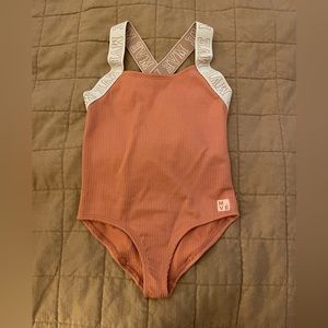 Wide strap leotard kids 6